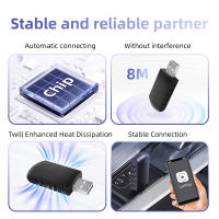 Adaptador Mini Carplay Wireless 2 En 1 Con Conexión Rápida WiFi Para Android Auto USB/Type C Plug And Play Sin Configuración Necesaria - details 1