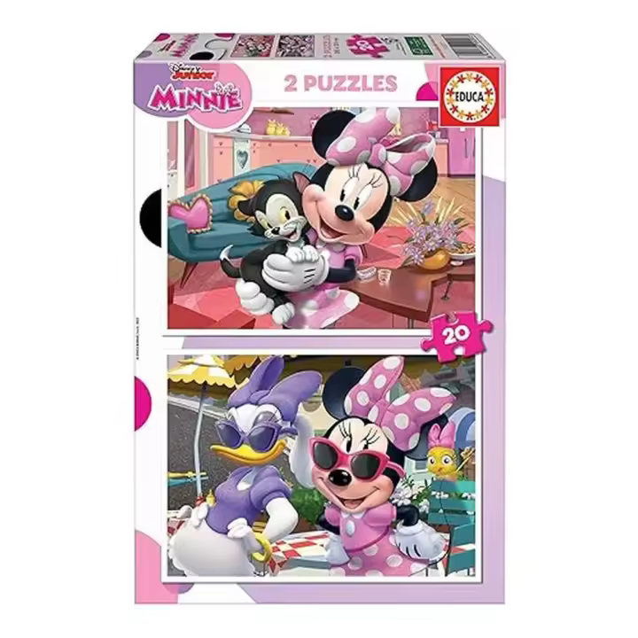 Educa Set de Puzzles Minnie 2x20 Piezas 19297 - 1