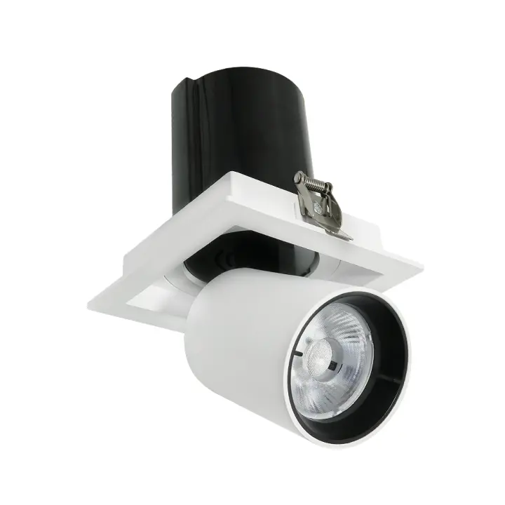 IluminaShop - Foco Donwlight LED Orientable Cuadrado 12W - 1