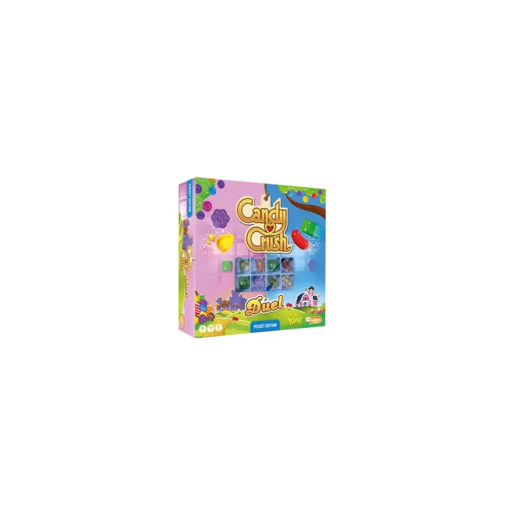 2Tomatoes Games | Candy Crush Duel Pocket | Juego de Mesa Creativo con Tablero | Consigue Más Puntos que Tus Rivales | 2 Jugadores | Idioma: Español, Catalán y Frances | Temática: Comidas Retro | Duración Partida: 15-30min | Edad Mínima: 8 años - 1
