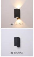 Lámpara De Pared LED Impermeable Para Exterior Y Interior IP65 Iluminación Superior E Inferior Para Porche Jardín Dormitorio Decoración De Hogar Luz De Pared - details 9