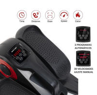 ECODE Mini Bike eliptica Desk Motion eléctrica, Pantalla LED, pedaleo con Asistencia, 20 Niveles, 5 Funciones, Mando Distancia ECO-804 Eco-de - details 2