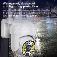 Cámara de seguridad inalámbrica para exteriores, minicámara IP WiFi para vigilancia de interiores, cámara panorámica de 360° con visión nocturna. - details 0