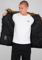 Chaqueta Polar Alpha Industries Hombre Chaqueta de invierno Parkas, Negro (Talla M) - details 5