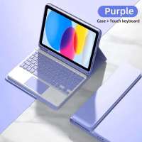 FGNS Teclado Inalámbrico Español Ñ con Panel Táctil， Teclado con TouchPad Bluetooth Inalámbrico de 10 Pulgadas Multi-función, [Español] QWERTY español, para Tablet/Pad/TV/Ordenador, - details 1