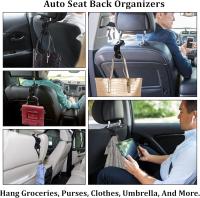 Paquete de 2 Ganchos para Coche, Ganchos de Cristal con diamantes de imitación brillantes, decoraciones para Coche, organizadores de respaldo de asiento de coche, universales para vehículos SUV y trucks - details 2