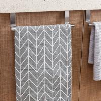 Rack De Toallas Sobre Puerta En Acero Inoxidable Soporte Colgante Para Baño Y Cocina Armario Organizador De Toallas Y Paños - details 4