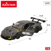 RASTAR - Coche teledirigido, Porsche 911 GT2 RS Clubsport 25, Licencia oficial, Escala 1:14, Con luz, Coches teledirigidos, Vehículo radiocontrol, Control remoto, Edición limitada - details 5
