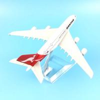 Modelo De Avión En Miniatura Airbus A380 Spirit of Australia Qantas 1/400 Escala Aleación De Metal 16cm Decoración Regalo Para Niños Colección - details 4