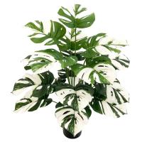 Bonsái Simulado De Hoja Grande Ornamento De Maceta Planta Artificial Hyphosis Para Decoración De Oficina Y Hogar Estilo Tortuga - details 10