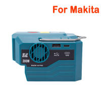 Inversor De Generador AC 220V Para Camping Con LED Adaptador De Energía Para Baterías 18V Li-ion De Makita Y DeWalt - details 0
