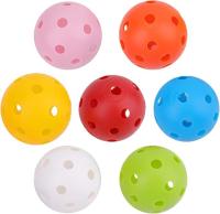 50pcs Balones De Práctica De Golf 42mm 26 Huecos Plásticos Para Interior Material PE Juguete De Agujero Para Niños - details 8