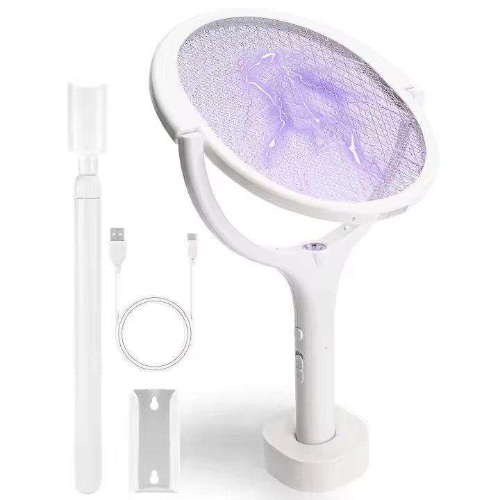Bastón Rotativo De Control De Plagas Con Varita Telescopio Para Uso Interior Y Exterior Mosquitero Para Camping Y El Hogar - 1