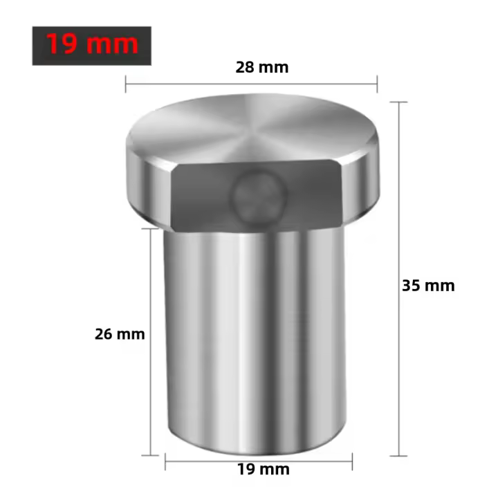 Juego De Herramientas De Carpintería Essencial Tornillo Para Trabajar En La Banda De Herramienta De Acero Inoxidable Con Perno De Freno Para Posicionamiento Y Bloqueo De Madera Tamaño 19/20mm - 1