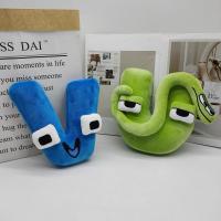 Muñeco De Peluche Alfabeto Inglés 26 Letras Juguete Suave Para Niños Y Niñas Regalo De Navidad Montessori Relleno De Algodón PP - details 78