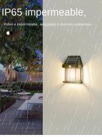 2PCS Lámpara De Pared Solar Para Jardín Y Exterior IP65 Impermeable Decorativa Para Casa Villa Balcony Iluminación LED Moderna - details 5