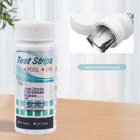 50/100pcs Pruebas De pH Para Piscina 3/5/6/7 En 1 Papel De Prueba Para Agua De Piscina Y SPA Herramienta De Dureza Total Para Cloro Y Bromo - details 4