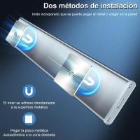 Luz LED Sensor Movimiento Cocina - Armario Luces Pilas Adhesiva Recargable Lampara sin Cables Bajo Mueble Interior Armarios Tira Lamparas Magnetica Pared Barra Light Iluminacion Inalambrica Lights USB - details 5