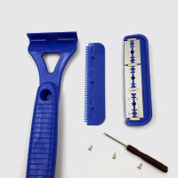 Afeitadora De Seguridad Con Mango Largo Plegable Para Cuerpo Trimmer De Pelos Epilador De Espalda Para Hombres Herramienta De Eliminación De Pelos Para Piernas Y Espalda - details 9