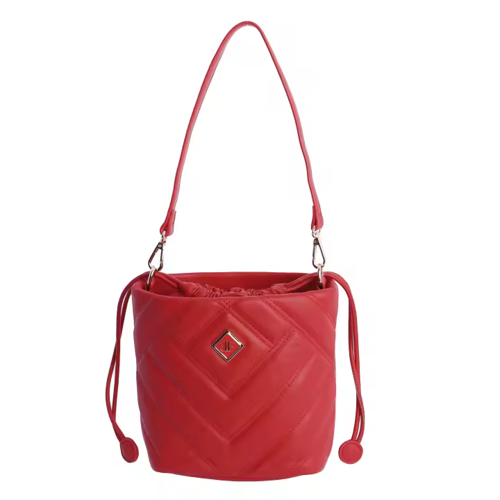 Bolso de hombro para mujer EFFERRI Noa de piel sintética con cordones - 1