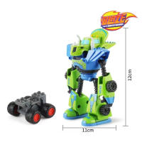 Figura De Acción Blaze Monster Machines De Dibujos Animados Plástico Y Aleación Coche Deformado Modelo Juguete Para Niños Regalos De Cumpleaños - details 3