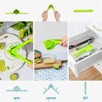 1PC Eje Manual De Limonera Fácil De Sujetar Para Exprimir Limones Plástico Material Estilo Horizontal Medición En Unidades - details 1