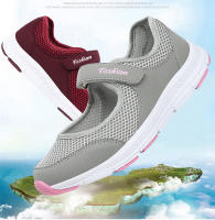 Zapatos Casuales De Verano Para Mujer Tenis Portátiles Suaves Con Suela Baja Cierre Slip-on Transpirables Blancos - details 1