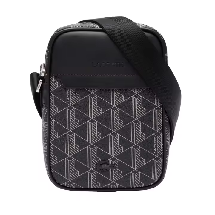 LACOSTE Bolso de hombre - The Blend Vertical Monogram Camera Bag, 21,5x16x5,5cm (HxAxP) The Blend Vertical Monogram Camera Bag, - 1