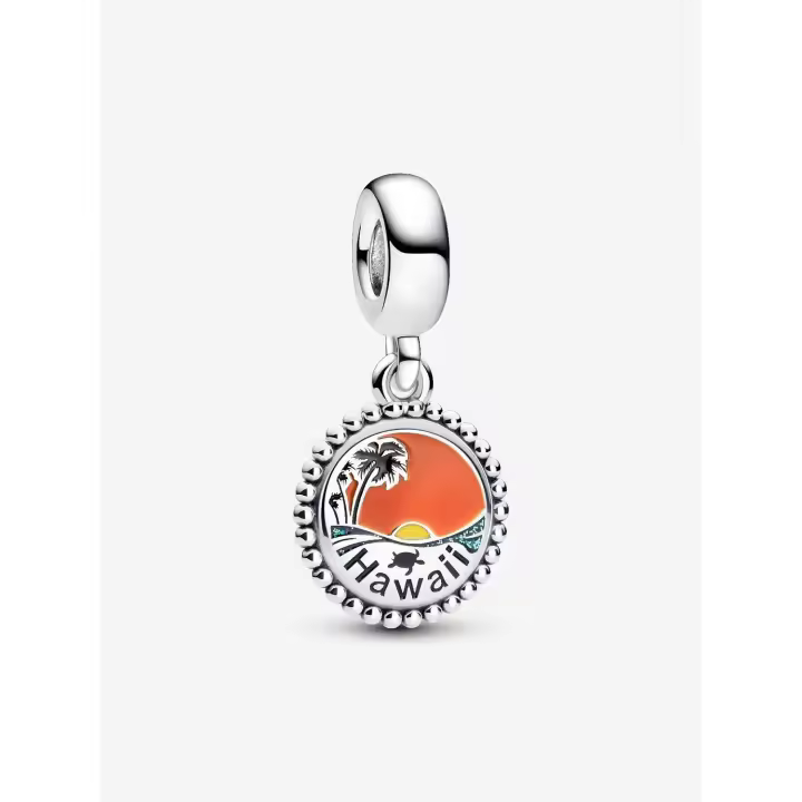 Pandora - Charm Colgante de Hawaii tropical - Plata de Lei - 1