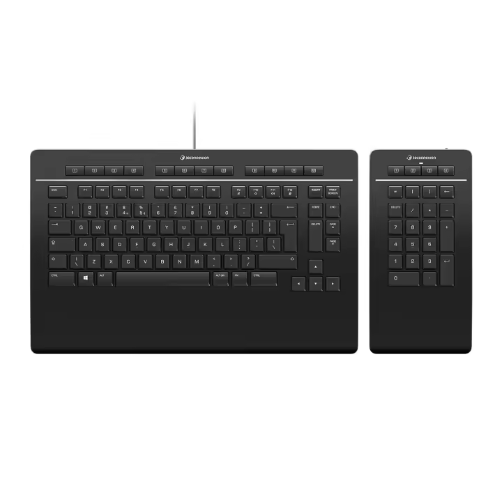 3Dconnexion Keyboard Pro with Numpad - Teclado USB - Negro - 1