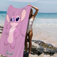 Toalla De Playa Absorbente Y Suave De Microfibra Con Diseño De Stitch Para Yoga Natación Running Montañismo Y Deportes Tamaño 76x182 Cm - details 4