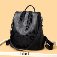 Mochila antirrobo con letras para mujer, bolso de hombro femenino de cuero PU de alta calidad, bolso escolar impermeable para niña - details 3