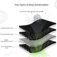 Almohadilla De Absorción De Choque Deodorante Para Zapatillas Transpirable Suave Y Gruesa Para Hombres Y Mujeres Correr Deporte - details 3