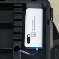 Bomba De Oxígeno Portátil Para Pesca Y Acuario Con Linterna Recargable USB 3000mAh Aerator Para Tanque De Peces Tamaño Compacto - details 13