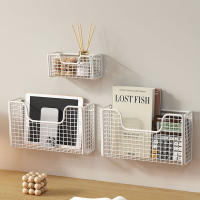 Almacenamiento Sin Perforar Para Puerta De Armario De Cocina Estante De Hierro Pared Montado Caja De Plástico Para Envoltura De Baño Refrigerador - details 2