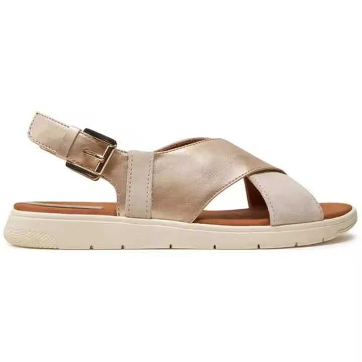 Sandalias GEOX  para mujer en color dorado - 1