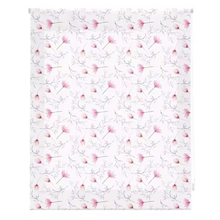 HAPPYSTOR  Estor Enrollable Traslúcido Estampado Digital Tulipanes - 1