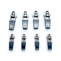 10pcs Cabezas De Cierre De Cremallera Impermeables 3# 5# Para Inserción Reversa En Nylon Invisible Accesorios Para Bricolaje De Bolsas - details 3