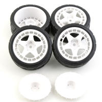 Pneumáticos De Carreras RC RS Para Carrocería En Carretera Adecuados Para 1/10 Tamiya TT01 TT02 XV01 TA06 PTG-2 HPI HSP KYOSHO Chevrolet C3 Ruedas De Plástico - details 7