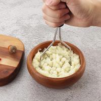 Prensa De Patatas Manual De Acero Inoxidable 430 Molinillo Para Patatas Y Ajo Gadgets De Cocina Herramienta Para Frutas Y Verduras - details 9
