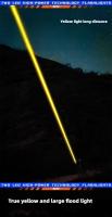 Linterna Táctica De Doble Fuente De Luz Blanco Y Amarillo 100000Lm Alta Potencia Con Luz Lateral COB Spot De Emergencia - details 7