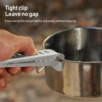 1pcs Accesorio De Cocina Para Camping Y Senderismo Anti-derretimiento Clip Para Olla Bolso De Acero Aluminio Plegable Para Mesa De Picnic Y Barbacoa - details 1