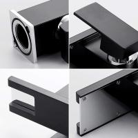 Single-lever bathroom faucet lock and glass, cold water and water faucets - details 3