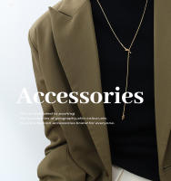 Encanto Cadena de suéter larga de acero inoxidable para mujer, collar ajustable con borlas y nudo en forma de corazón, joyería Collar largo con colgante de clavícula en forma de Y de acero inoxidable, collar de regalo de vacaciones para mujer - details 1