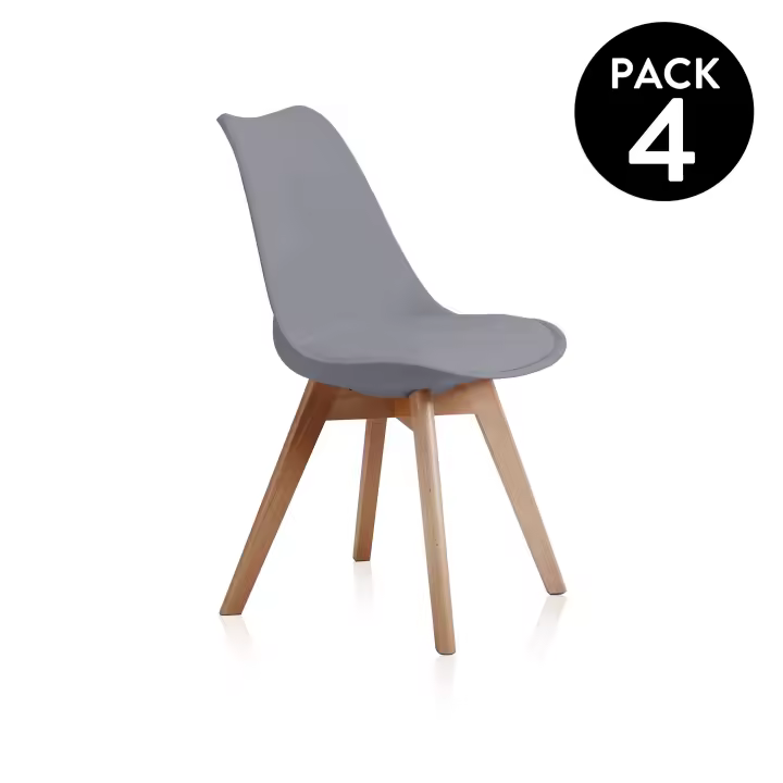 Duehome - Pack 4 sillas Bistro - 1