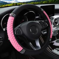 Cubierta De Volante De Coche Suave Con Trenzado Para 37-38 CM Antideslizante Con Anillo Interior Accesorio De Estilo Para Volante - details 3