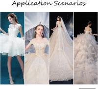 Rol De Encaje De Plástico Para Vestidos De Novia Camisones Corset Bañadores Sombreros Bolsos Lencería 5-20m 5-10mm - details 5