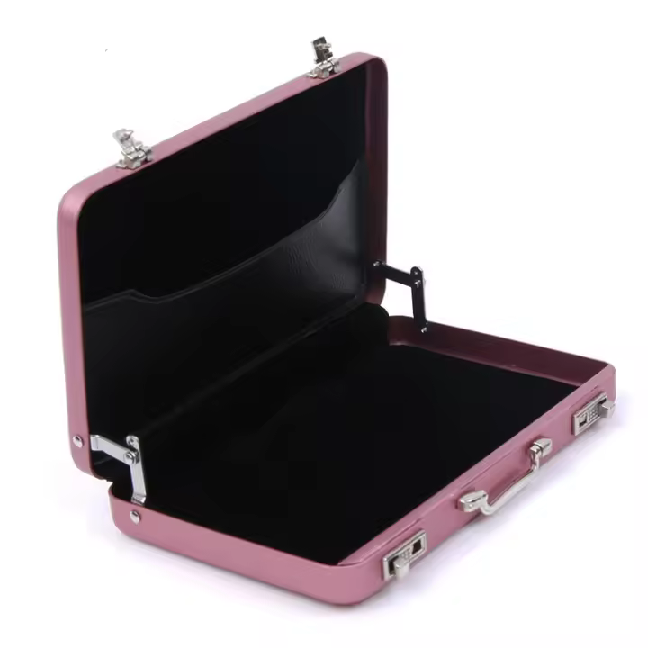 Nueva Caja De Almacenamiento De Aluminio Porta Tarjetas De Crédito Y Business ID Mini Maleta Caja De Monedas Organizador De Joyas Rectangular - 1