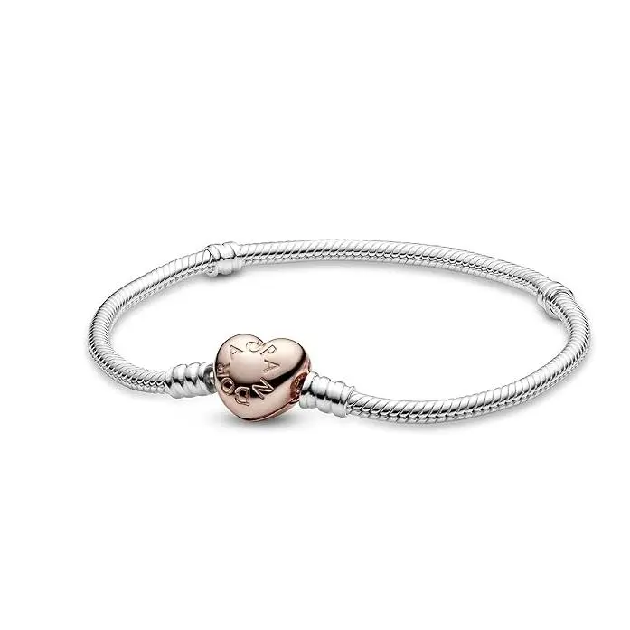 Pandora - Pulsera de corazón brillantemente, Viene con El embalaje de Caja de Giunte original. - 1