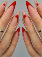 Pegatinas De Uñas Frescas Con Textura Aplicables En Cualquier Tipo De Uñas Adornos De Uñas Postizas De Acrílico Tamaño XS - details 0